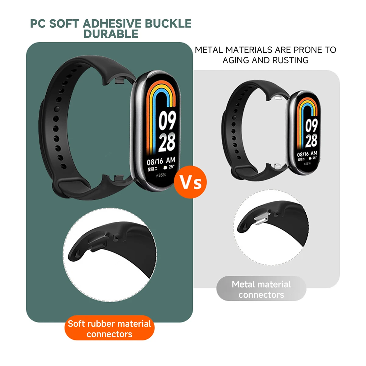 샤오미 미 밴드 9/9 NFC 실리콘 손목 스트랩, 미 - Silicone Band Replacement 리뷰 및 가격
