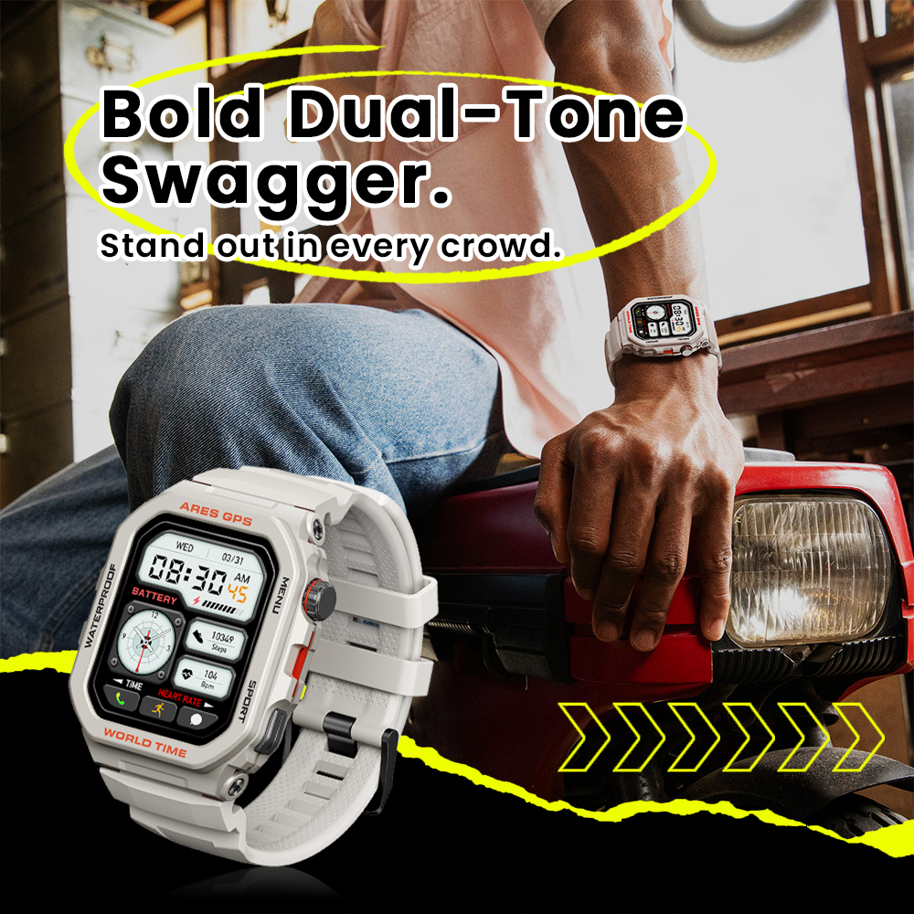 새로운 Zeblaze Ares GPS 스마트 시계 Al - Smartwatch Faces 리뷰 및 가격