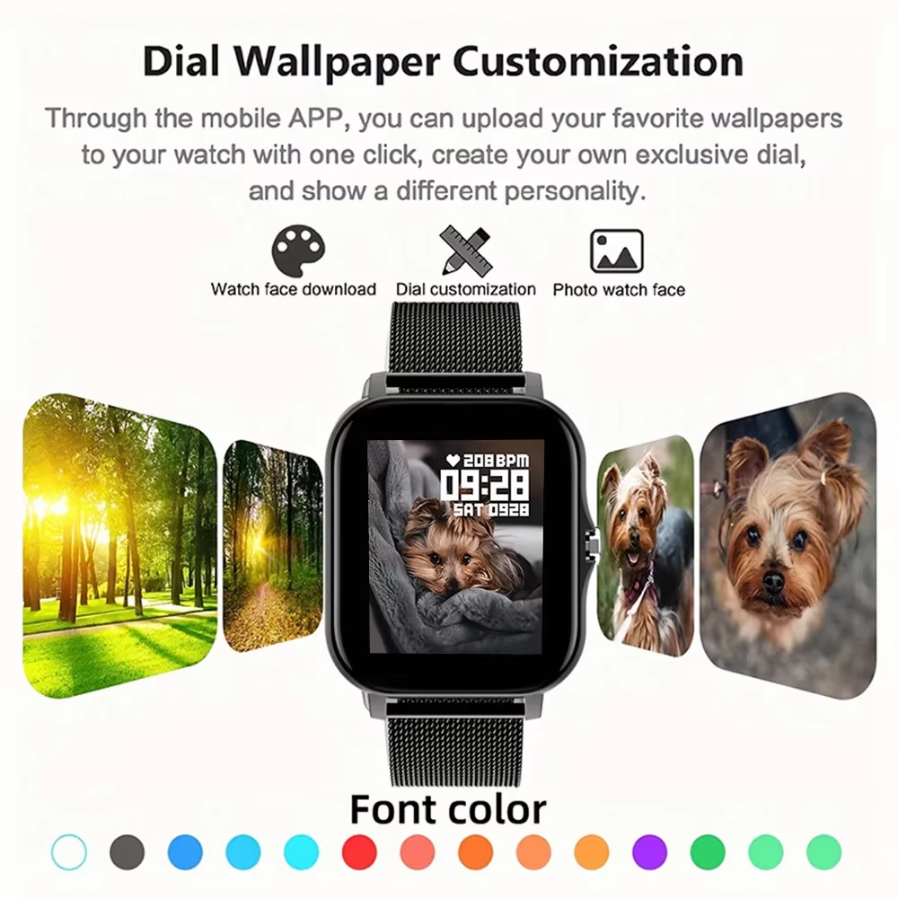 LAXASFIT 2025 남성 여성을위한 새로운 스마트 - Smartwatch Instagram 리뷰 및 가격