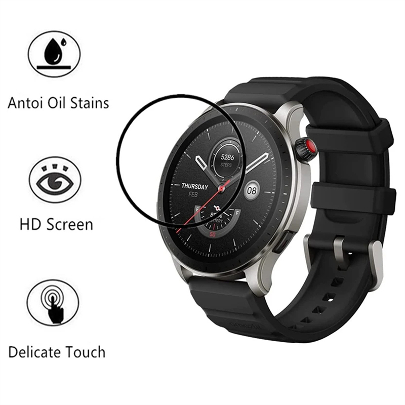 HD 커브드 스크래치 방지 필름, Amazfit GTR - Amazfit Smartwatch Accessories 리뷰 및 가격