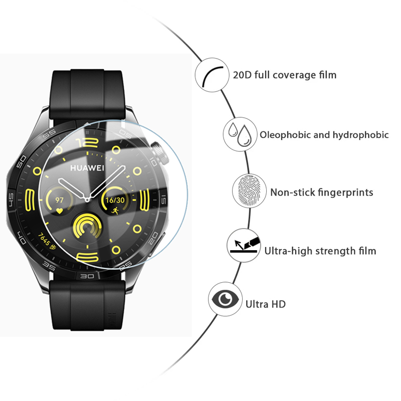 화웨이 시계 GT 4 용 HD 강화 유리 필름 화웨이  - Watch Face Protector 리뷰 및 가격