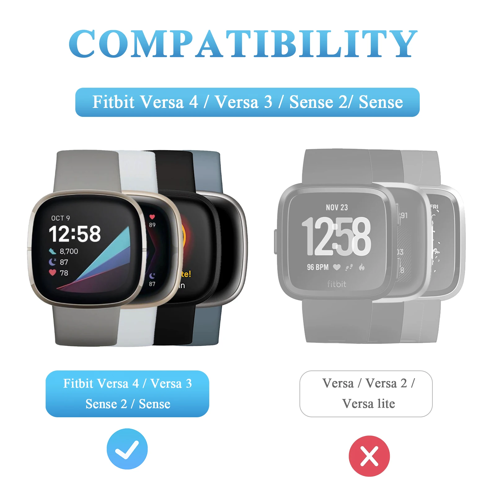 Fitbit Sense/Sense 2/Versa 4/V - Smartwatch Nexus 리뷰 및 가격