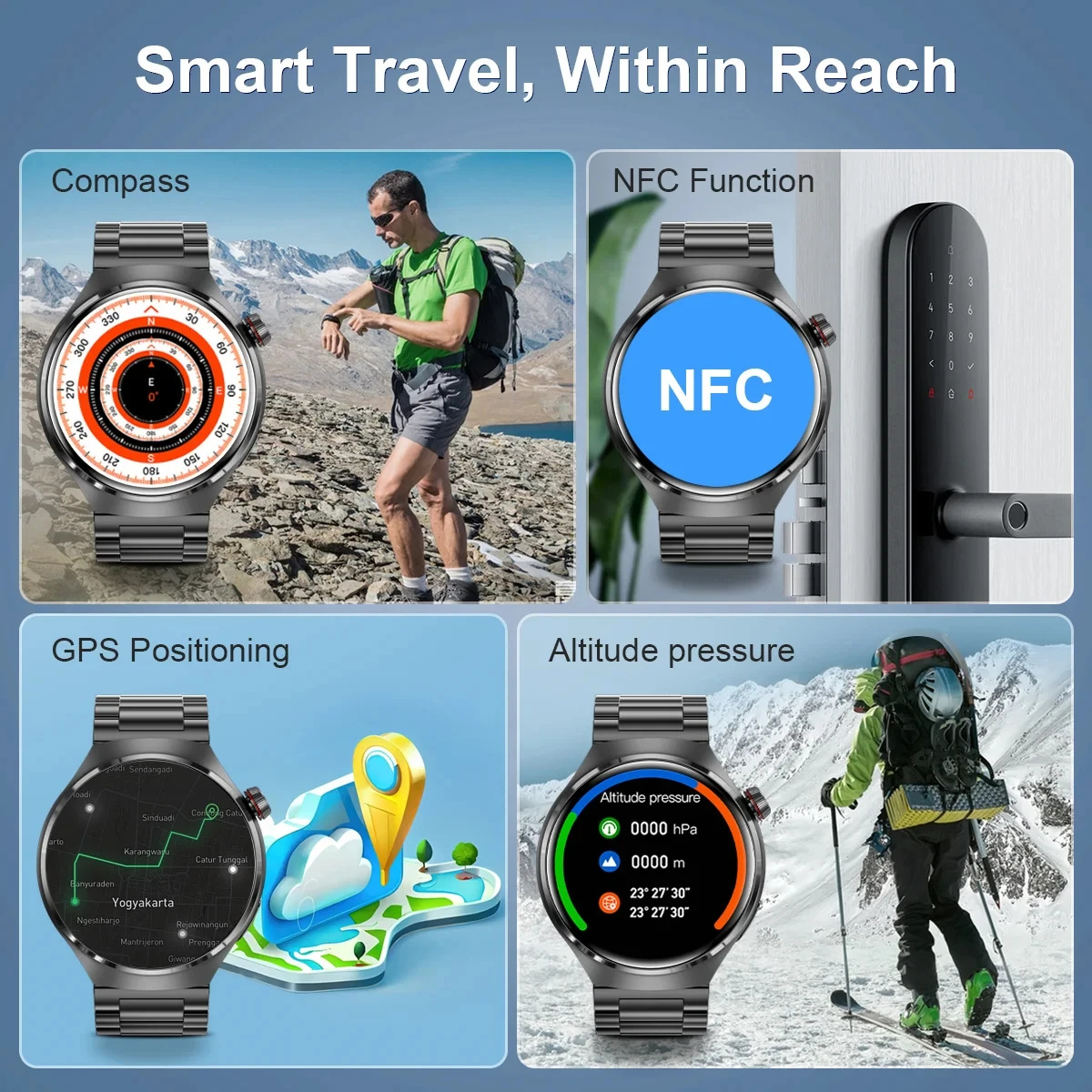 2026 새로운 스마트 시계 심박수 건강 모니터 블루투 - Smartwatch Faces 리뷰 및 가격