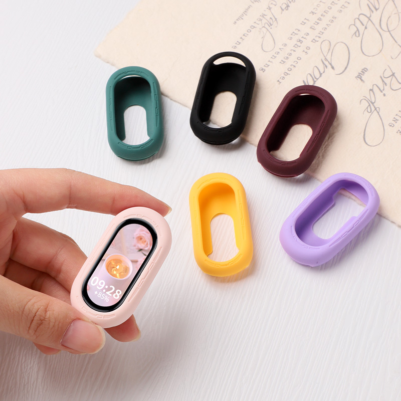 샤오미 미밴드 10 9 8용 실리콘 케이스, 부드럽고  - Xiaomi Smartwatch Accessories 리뷰 및 가격