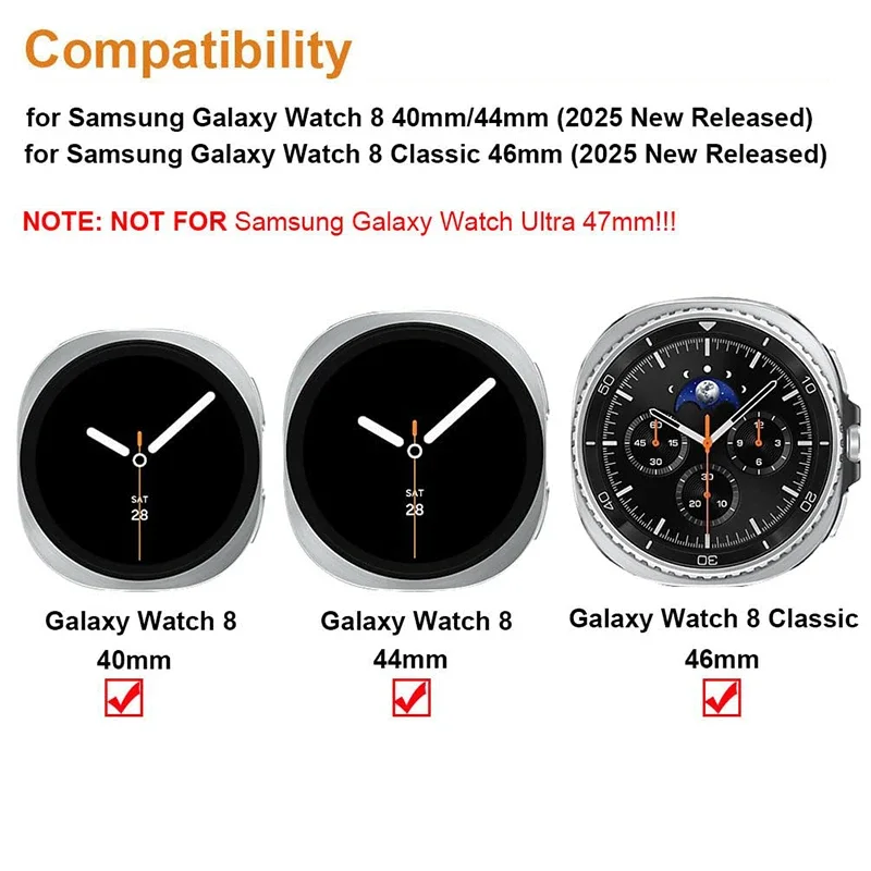 삼성 시계 8/8 클래식 44mm 40mm 금속 스테인 - Smart Watch Accessories 리뷰 및 가격
