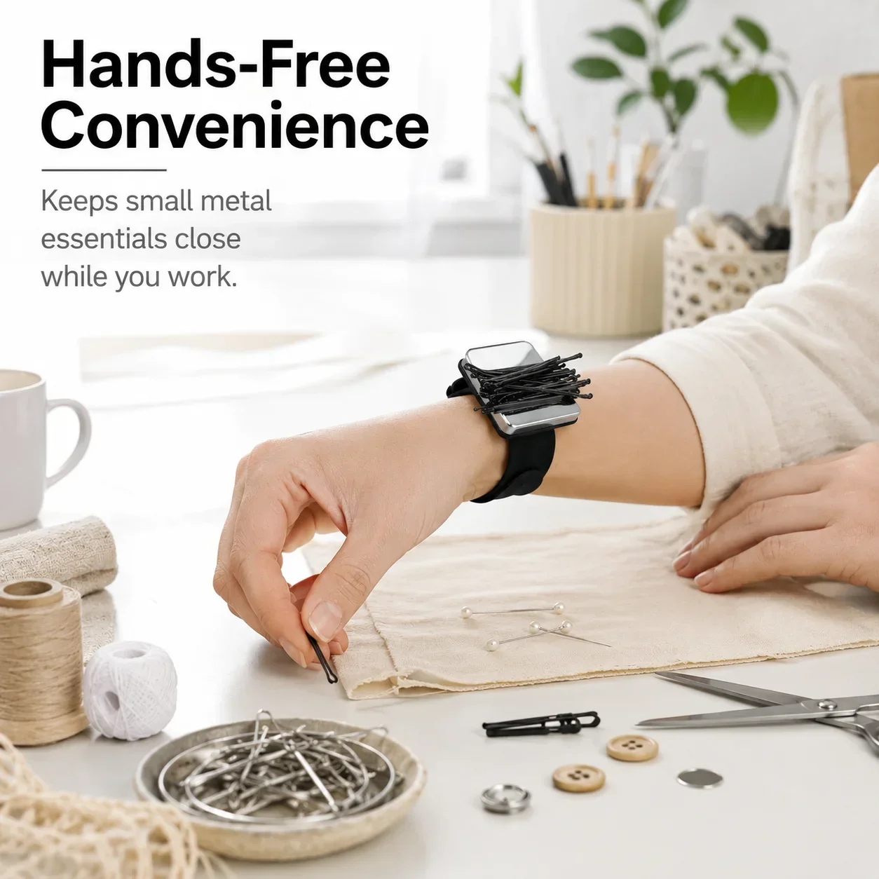 자석식 팔찌 시계줄, 스마트워치용 강력 자석 잠금 손목 - Smartwatch Straps & Accessories 리뷰 및 가격