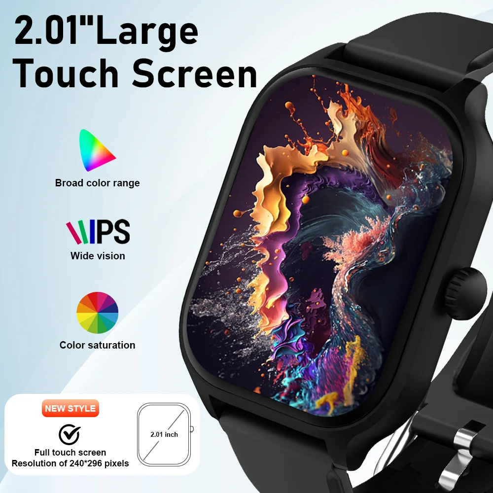 2026년 신형 남성 스마트 워치 여성 선물 2.01인 - Smartwatch Instagram 리뷰 및 가격