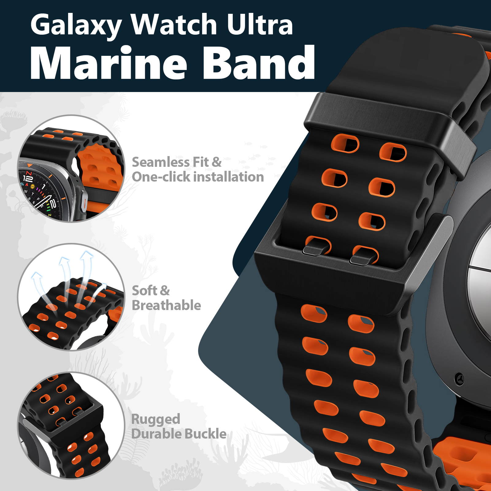 삼성 갤럭시 시계 울트라 스트랩 47mm 액세서리에 대 - Samsung Smartwatch Ultra Accessories 리뷰 및 가격
