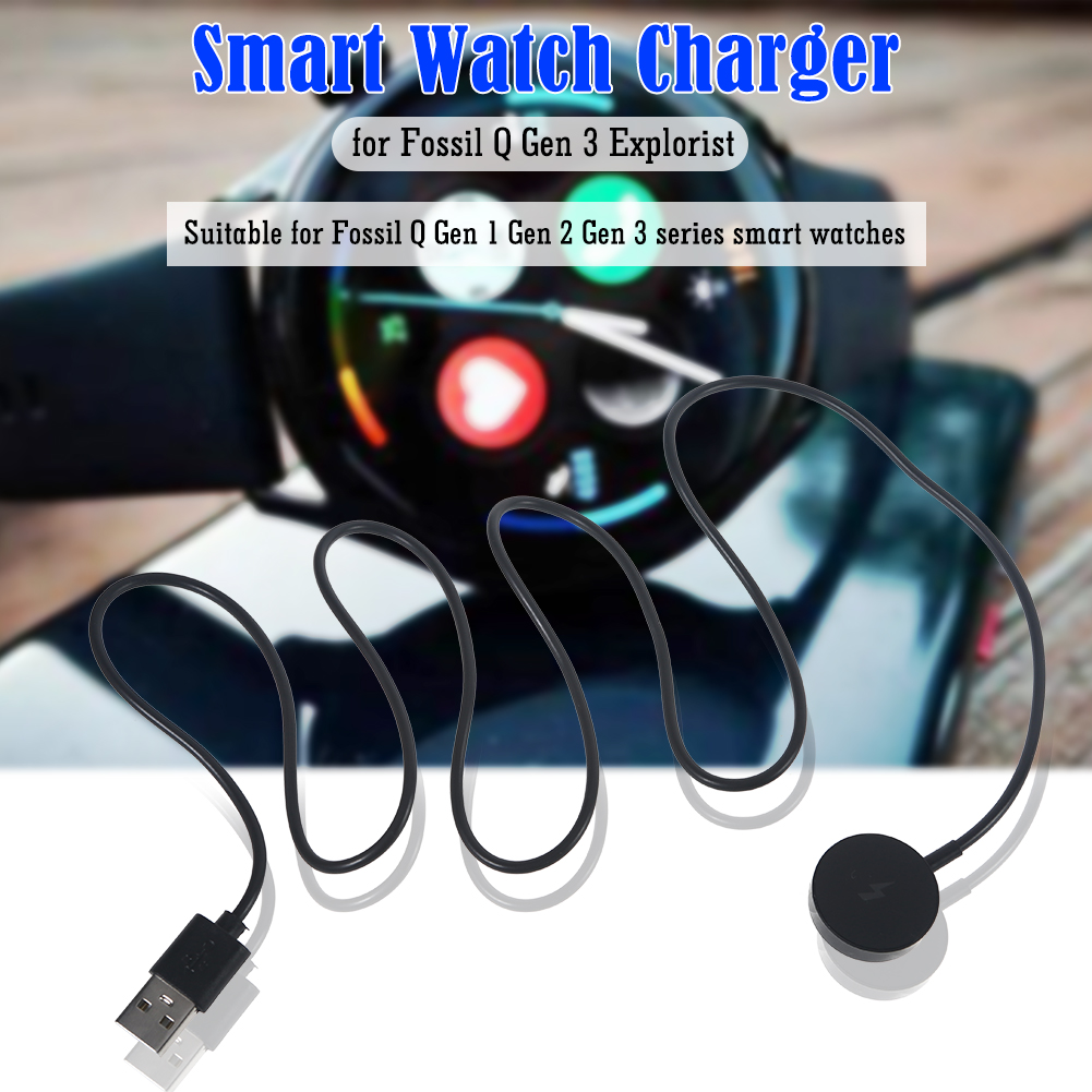 시계 충전기 케이블 USB 충전 도크 케이블 시계 전원 - Fossil Smartwatch Accessories 리뷰 및 가격