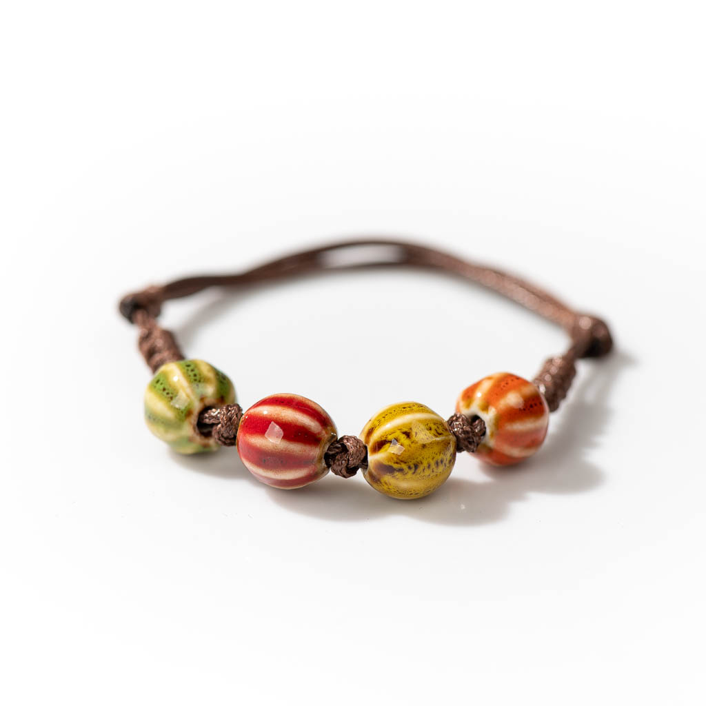 수제 세라믹 복고풍 스타일 비즈 사이즈 조절 팔찌 도매 - Ceramic Link Bracelet 리뷰 및 가격