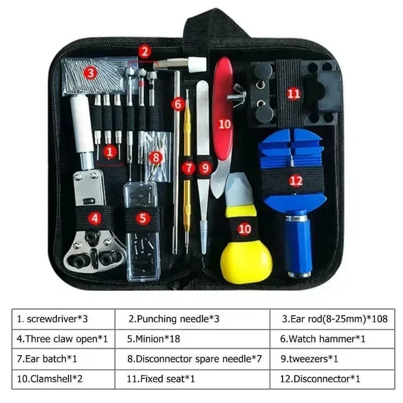 147종 시계 수리 도구 세트 시계 배터리 교체 스트랩 - Tool Kit Strap Change 리뷰 및 가격